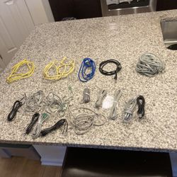 Ethernet/ phone Cables lot-20 cords