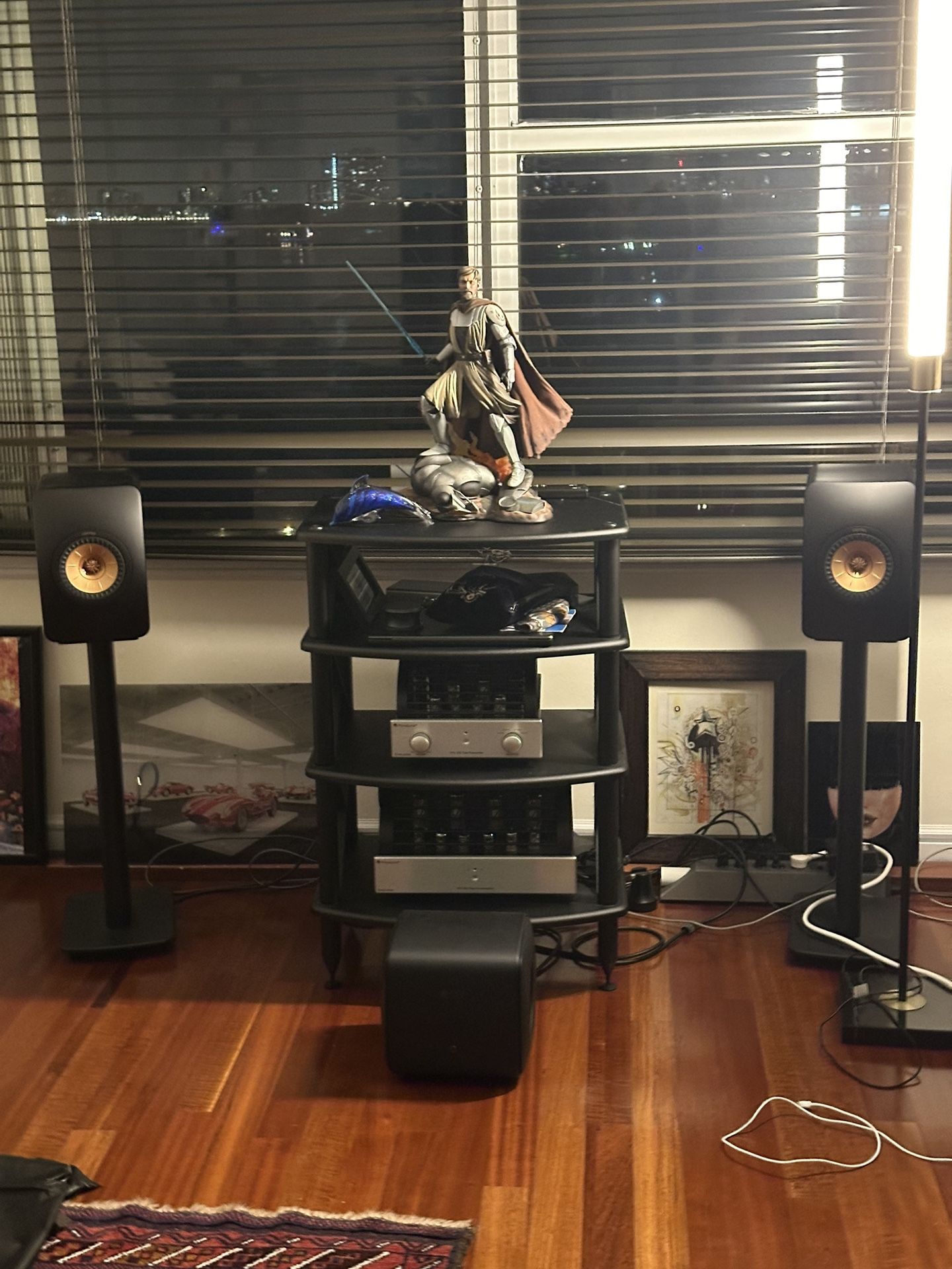 Hi-Fi Audio System: KEF ls 60 speakers + PrimaLuna 100 & 300 Tube Poweramp Preamplifier