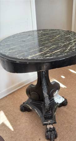Victorian footed wooden table