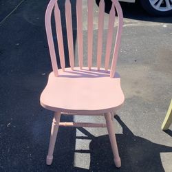 Ballet Pink Farmhouse Chair
