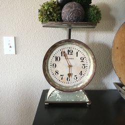 Metal Clock, Decor Balls Not Included