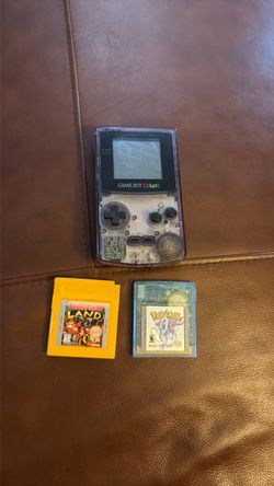 Game Boy Color with 2 Game Cartridges