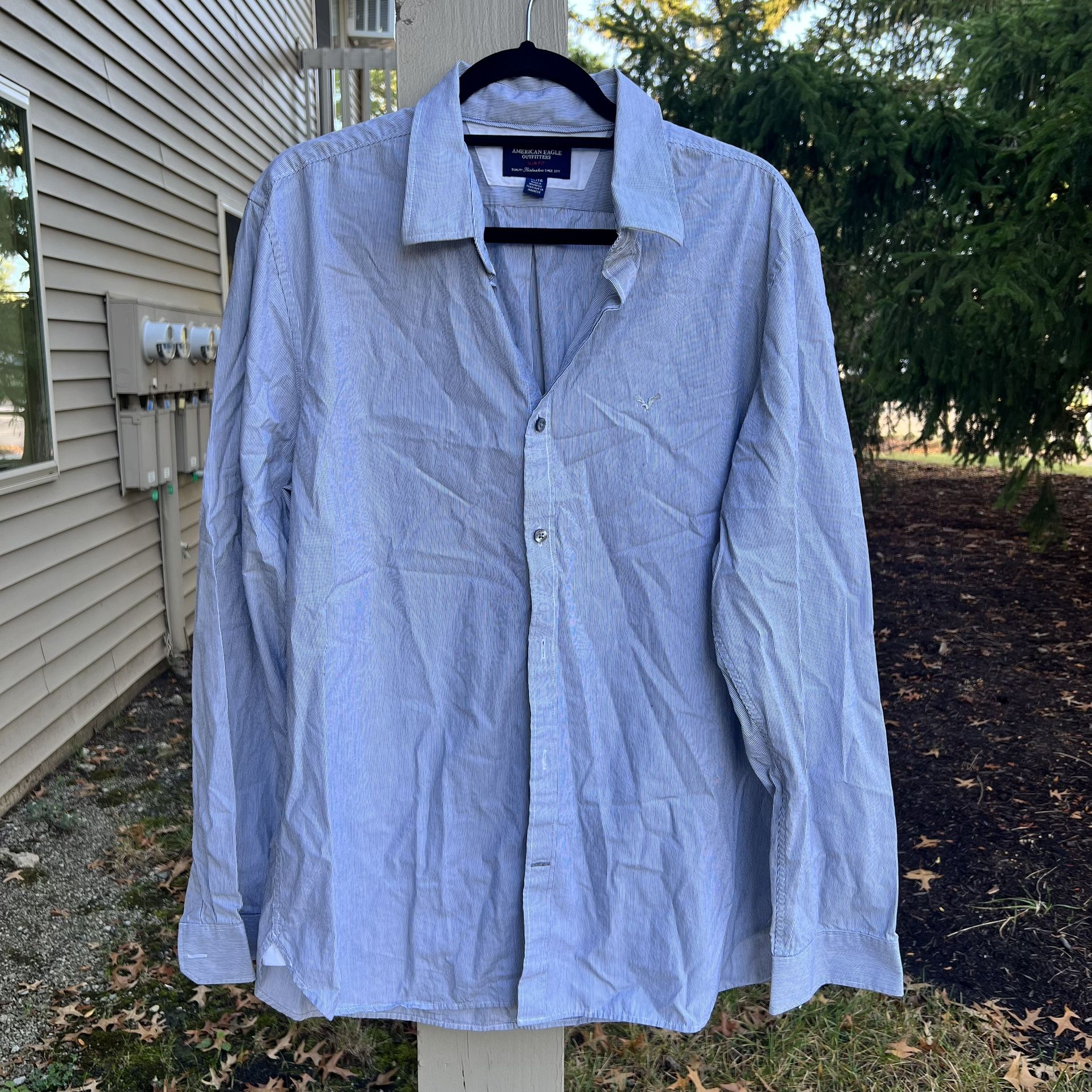 American Eagle Men's Slim Fit Long Sleeve