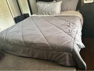 Queen Bed with front bench and storage