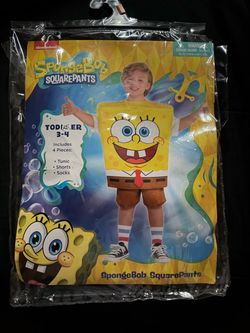 SpongeBob SquarePants Toddler Costume Size 3-4