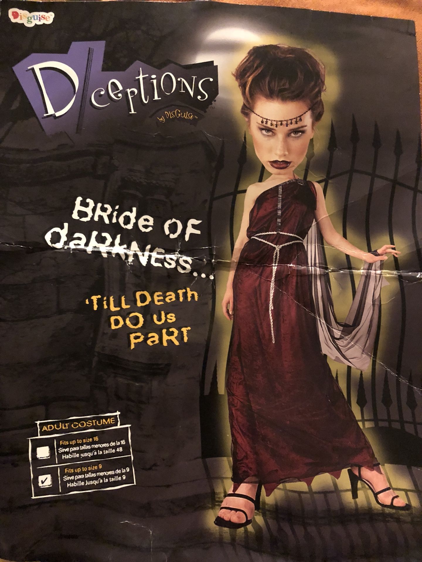 Bride of darkness costume