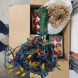 FREE  - XMAS  DECORATIONS/LIGHTS