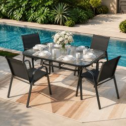 5 piece Outdoor patio dining set!!