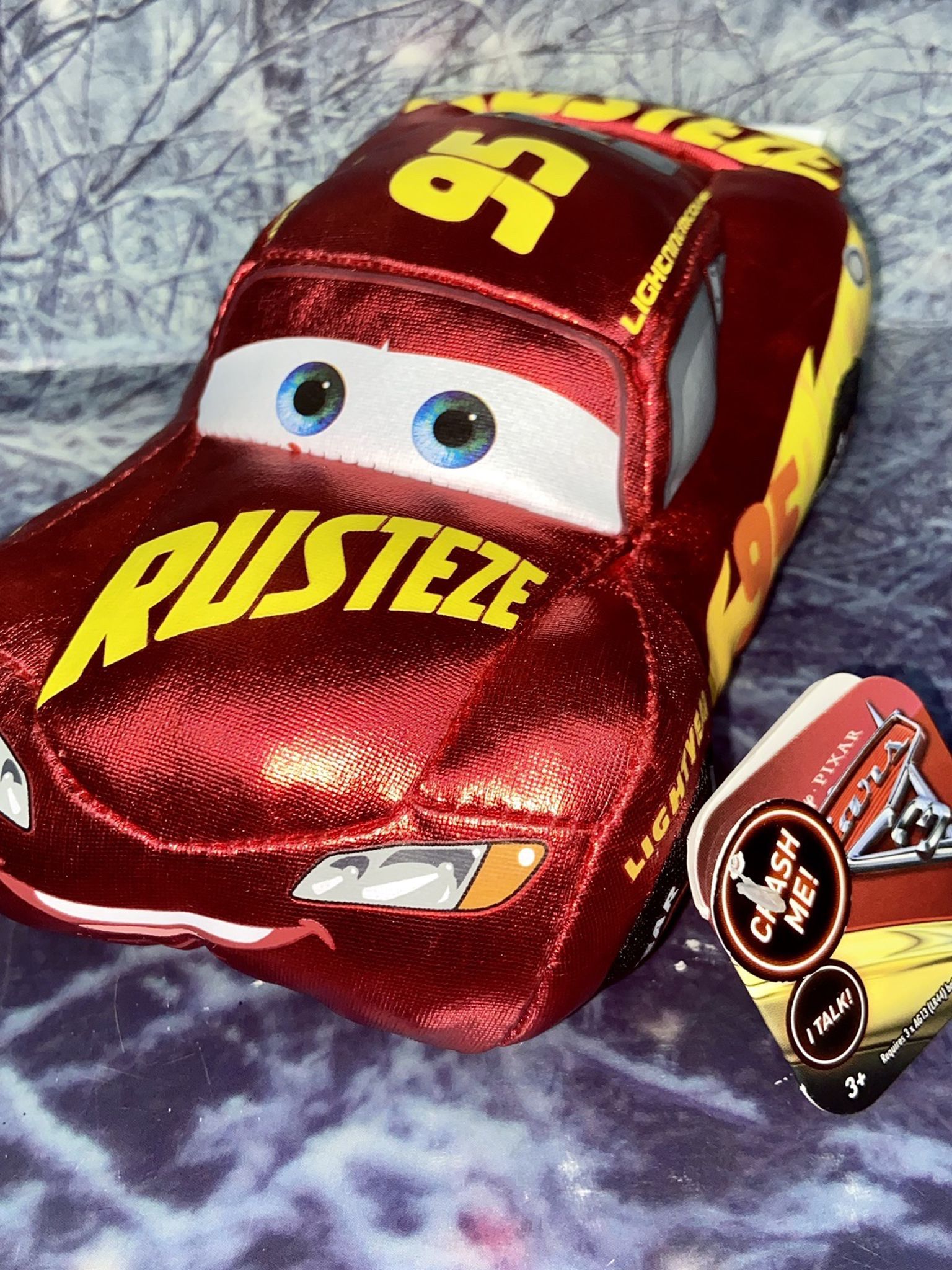 Brand new Disney Pixar CARS Lightning McQueen 7” plush.