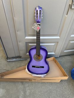Purple  Acoustic Guitar. 🎸 38 inch