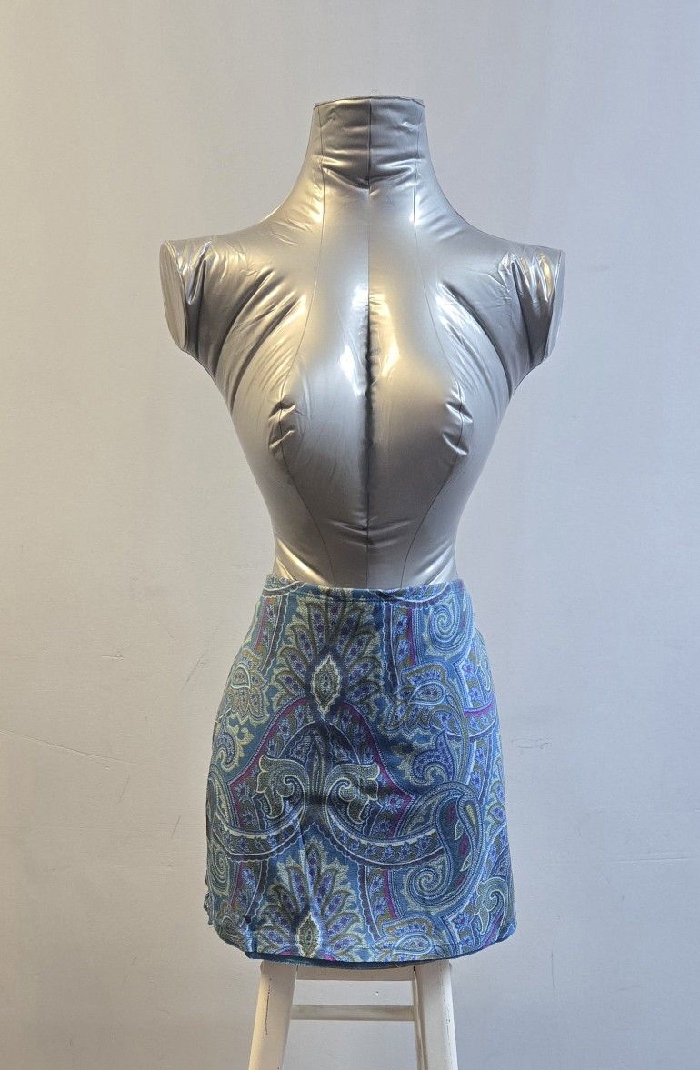 Paisley Mini Skirt Size M