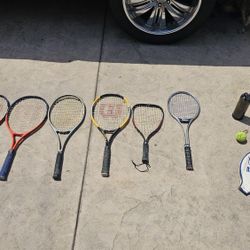 tennis rackets