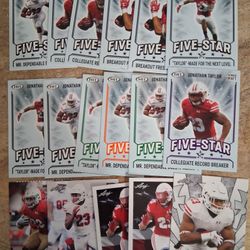 Lot Of 17 Jonathan Taylor Rookie Cards