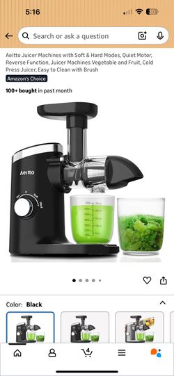Aeitto Juicer Machines with Soft & Hard Modes