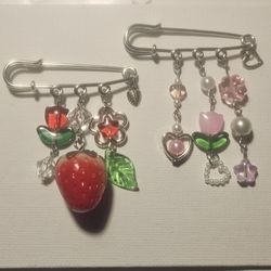 Handmade Pins & Phone Charms
