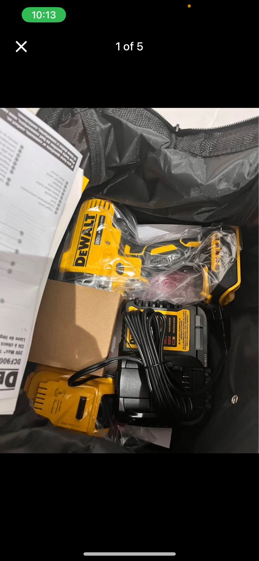 DEWALT 20V MAX XR 1/2 in. High Torque Impact Wrench with Hog Ring Anvil Kit