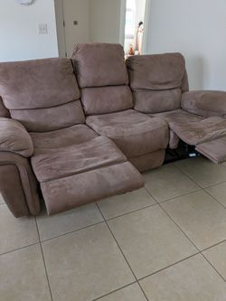 Sofa and recliner