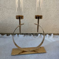Gold Candle Holder Centerpieces 