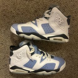 unc jordan 6s size 7