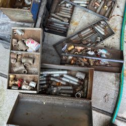 2 Tool Boxes Galvanized Pipe 