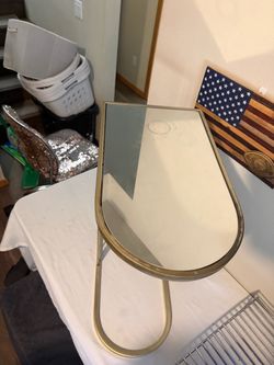 Gold Metal Plant Stand & Home Decor - $ 10 each