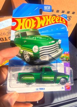 Hot wheels - LA troca green x3 $5ea