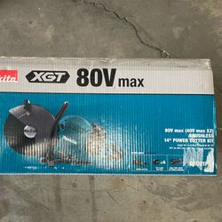Makita 14” concrete saw 40v