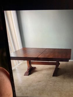 Table ,Is For Six Or 8 Chairs.