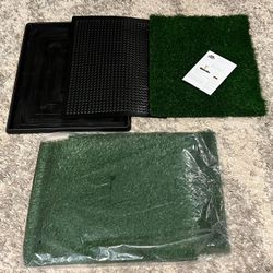 PETMAKER Indoor Puppy Potty Training Fake Grass + Replacement Pads