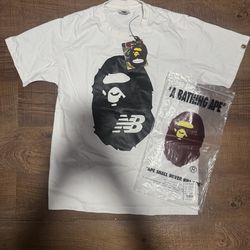 White Bape x New Balance Tee