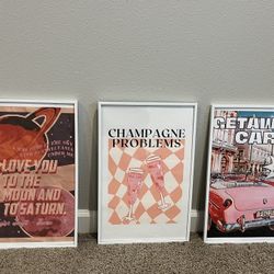 Taylor Swift Vinyl Posters - Framed
