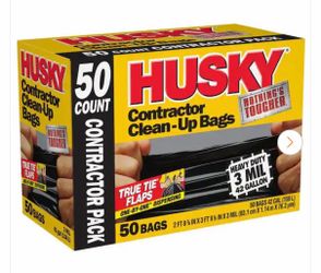 Husky 42 Gal. Contractor Bags (50-Count)
