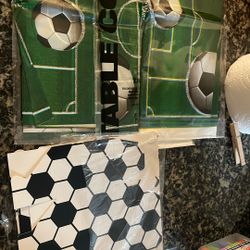 Soccer party supplies