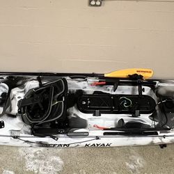 Ocean Kayak Trident 13 with Werner Paddle, Cart, and other Accessories