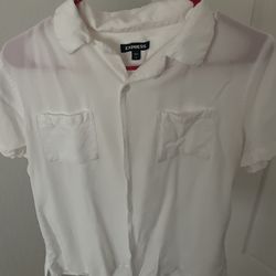 Mens Small White Shirt Express