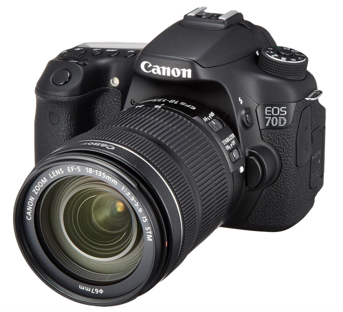 Canon EOS 70D Digital SLR Camera with 18 135mm Lens