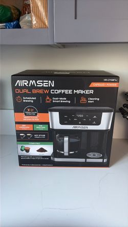 Airmsen dual brew coffee maker.
