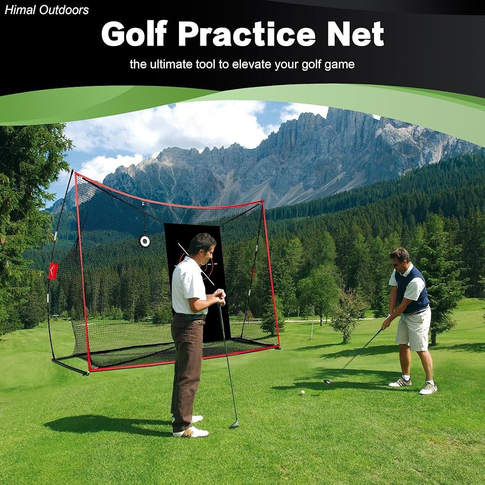 Give The Gift Of A Golf Driving Range For Christmas! 10x7ft Golf Practice Net with Target Only $45.