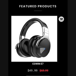 Cowin E7 Wireless Headphones 