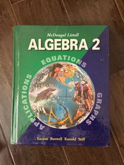 2004 Edition Algebra 2 - Equations, Graphs, Applications McDougal Littell