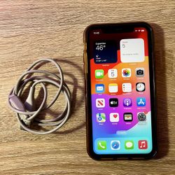 iPhone 11, 64GB, locked to AT&T, Case and cable included