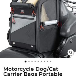 Kemimoto Dog/cat Motorcycle Backpack Carrier