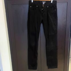 H&amp;M Men's Black Denim Pants - Size 30 X 31 Great Condition 