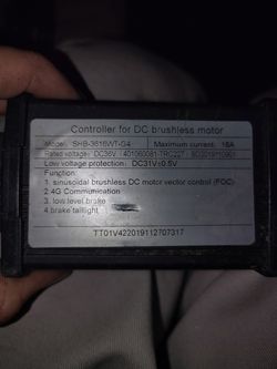 36v controller. Brushless