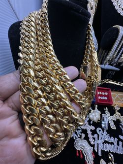 14mm Stainless Steel Cubans 