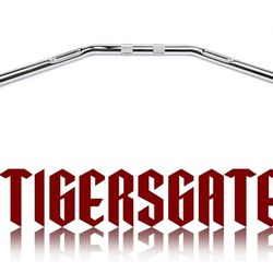 1 inch Chrome Dimpled Simple Fat Drag Bars Harley Bobber Cafe Chopper 