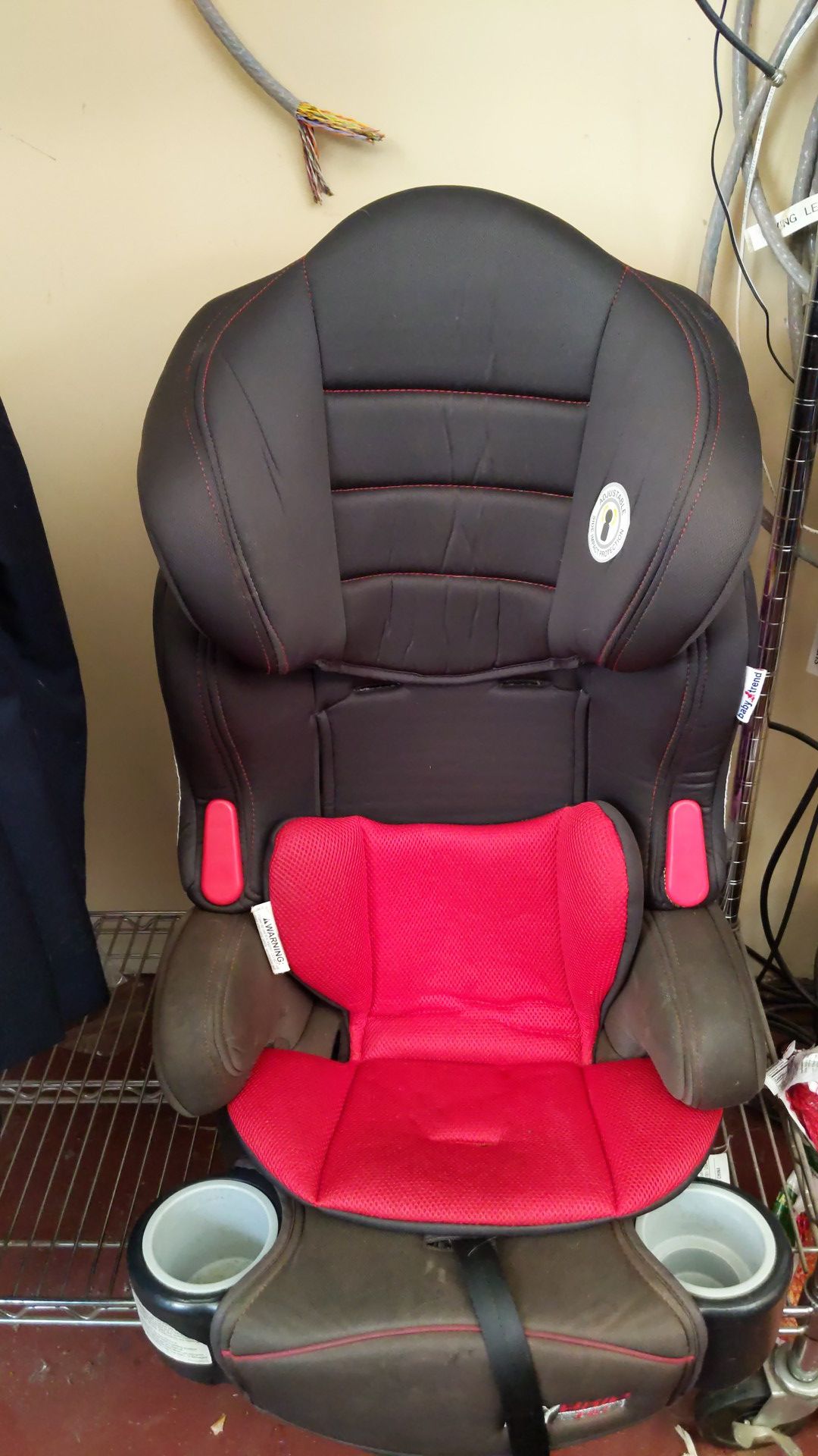 Car seat booster combo