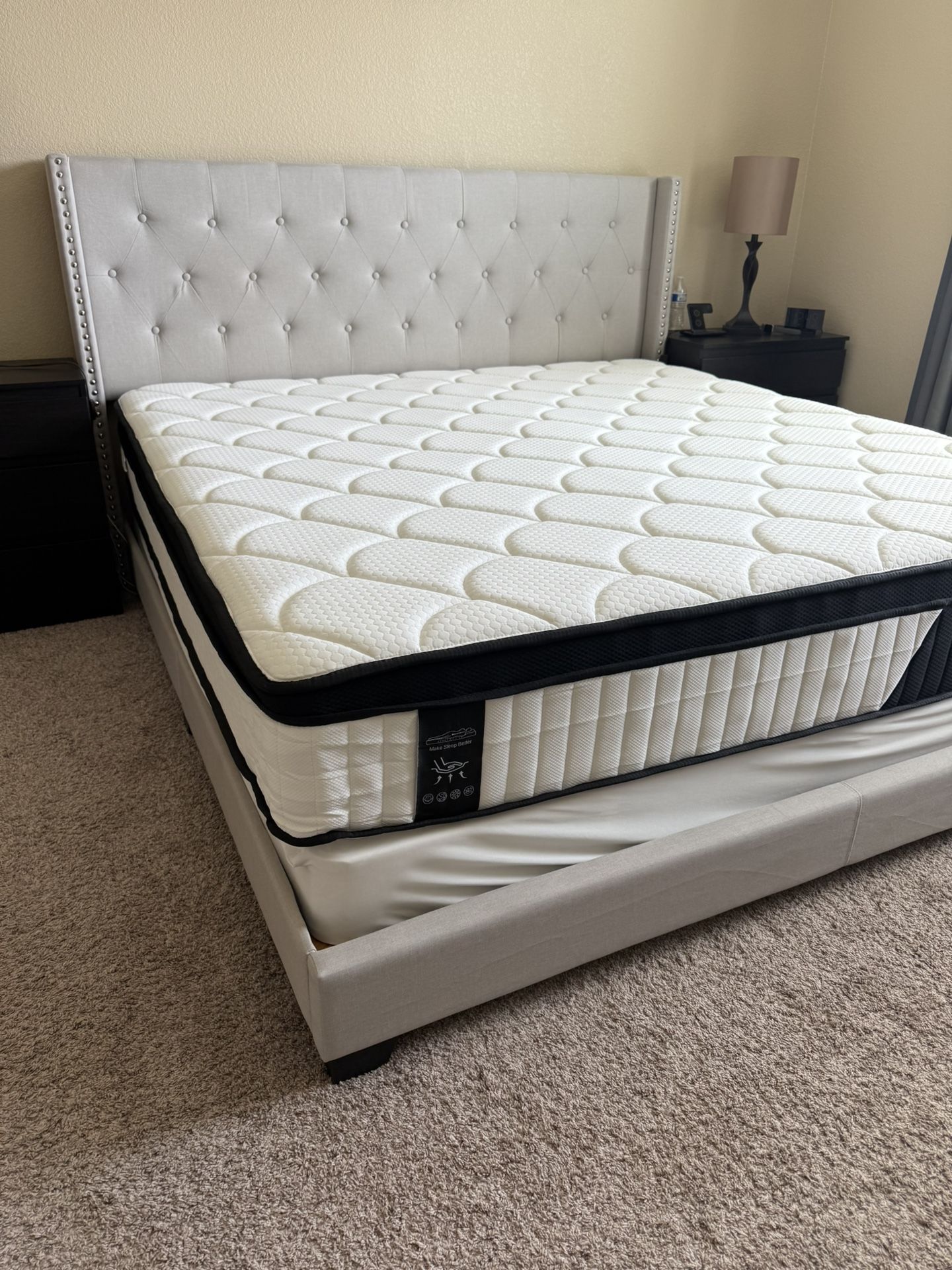 King Size Bed& Mattress