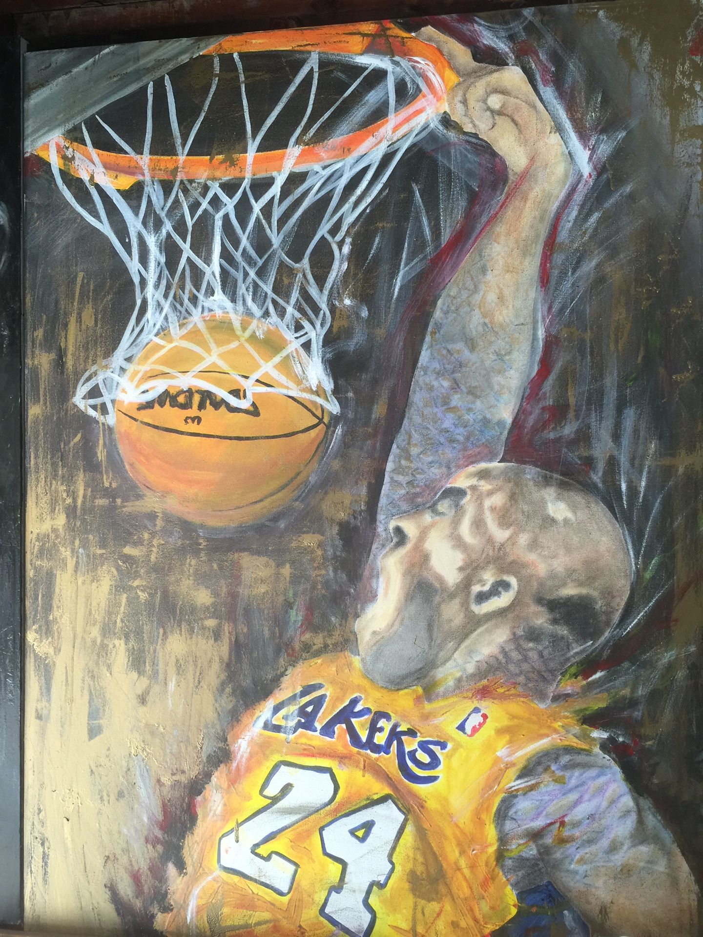Kobe Acrylic painting on canvas