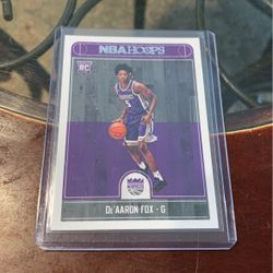 De’Aaron Fox Panini 2017-2018 Rookie Card